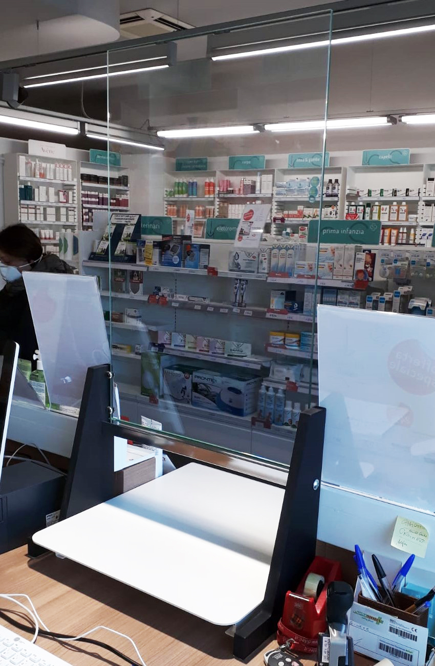 Barriera di protezione Coronavirus