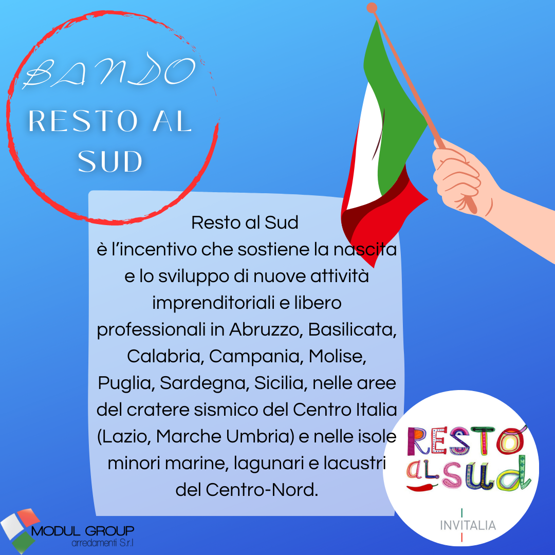 Aprire un negozio nel Centro-Sud Italia? Scopri come il Bando Resto al Sud può aiutarti!