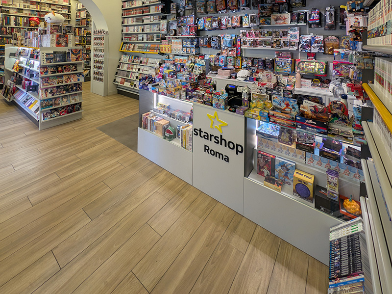 La 100ª fumetteria: arredamento per fumetterie e negozi TCG